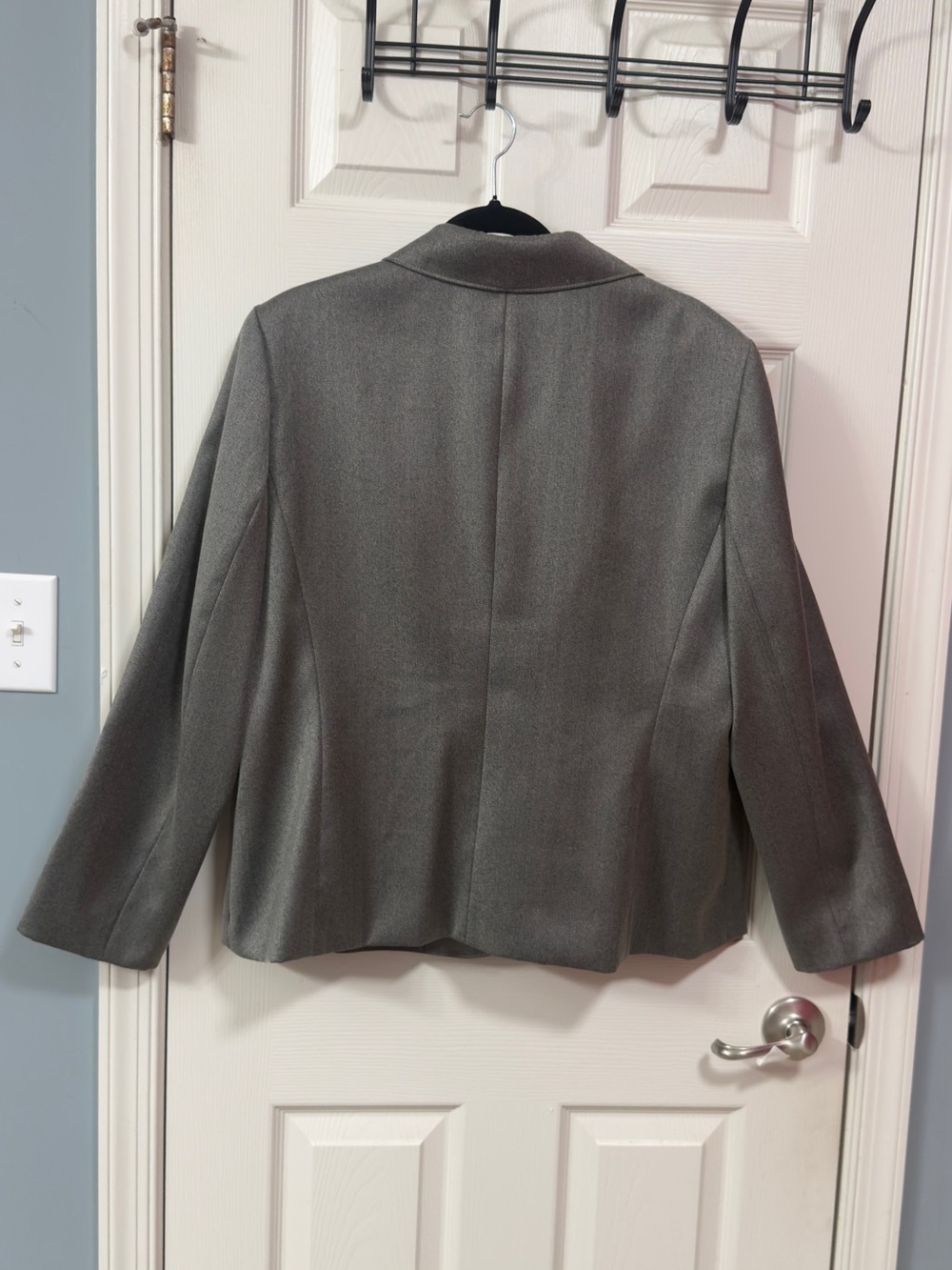 Kasper Gray Three-Button Business Blazer Jacket Plus Size 18 Office Wear Church - Picture 15 of 16